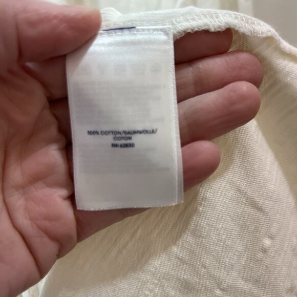 Land's End Women’s Polo Shirt Size 3X Cream Minimalist Capsule Wardrobe Timeless - Picture 4 of 8